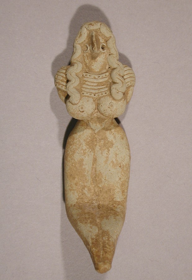 Seated Mother Goddess c. 3000–2500 BCE, Pakistan, Indus civilization, Mehrgarh style